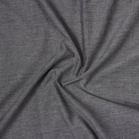 Grey - prewashed cotton thread border dharwad fabric 10