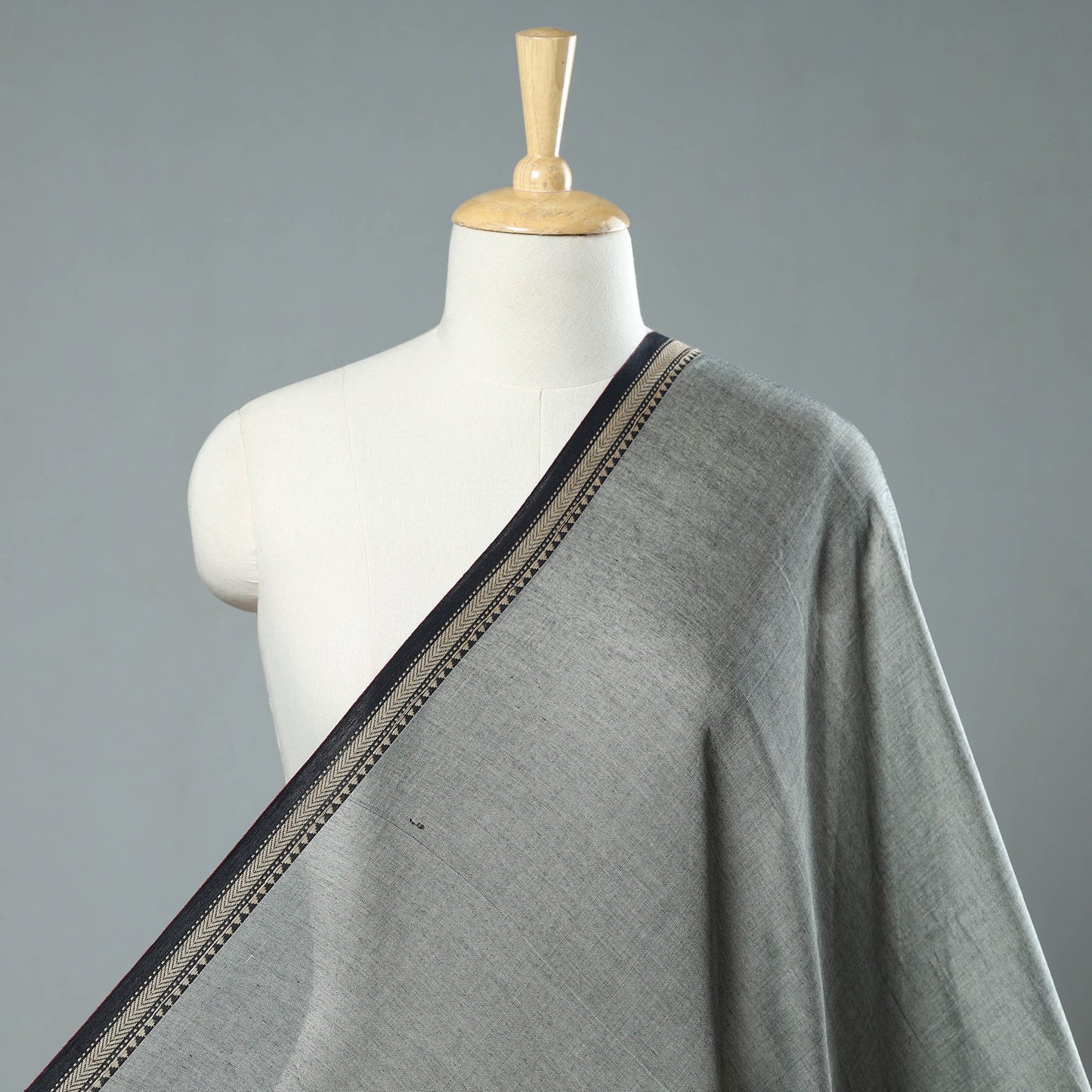 Dharwad Mercerised Cotton Fabric | Thread Border