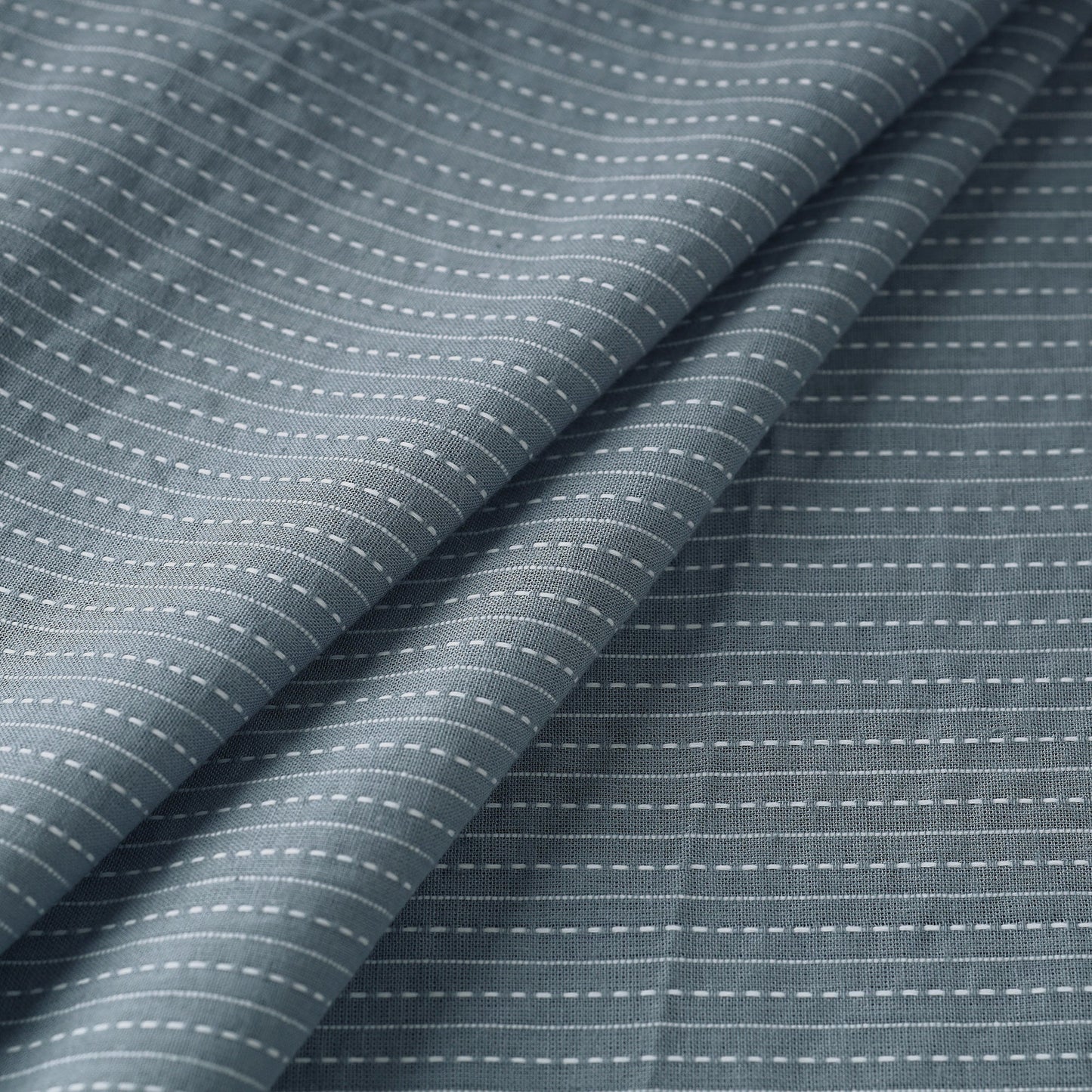  Prewashed Running Stitch Cotton Fabric 07 