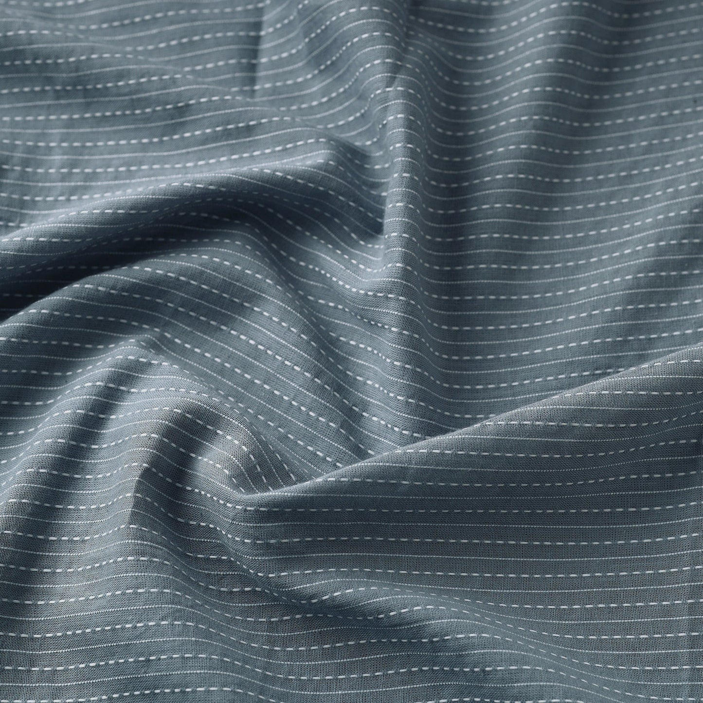  Prewashed Running Stitch Cotton Fabric 07 