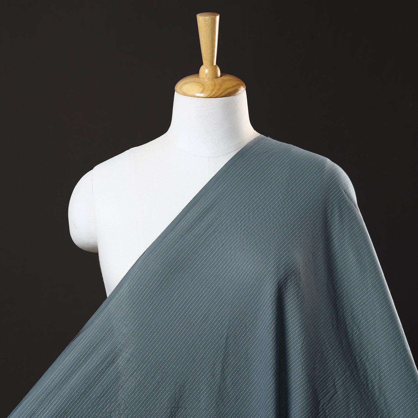  Prewashed Running Stitch Cotton Fabric 07 