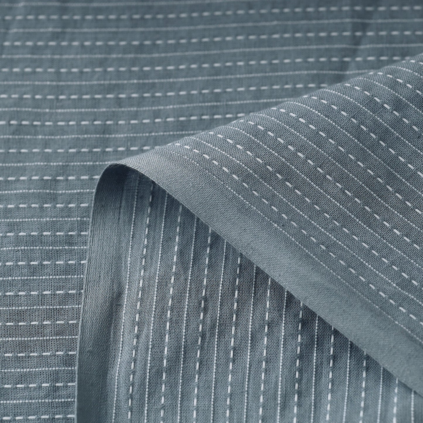  Prewashed Running Stitch Cotton Fabric 07 