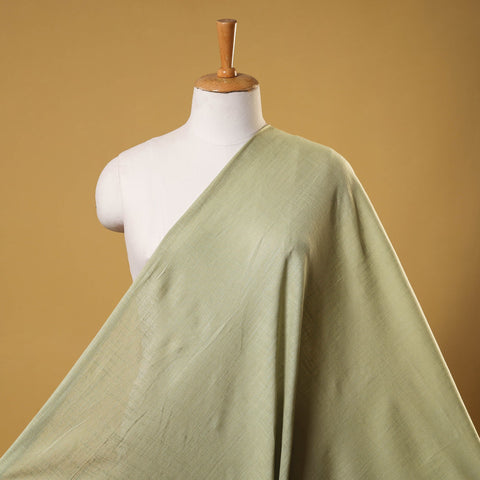 Grey Prewashed Slub Cotton Plain Fabric