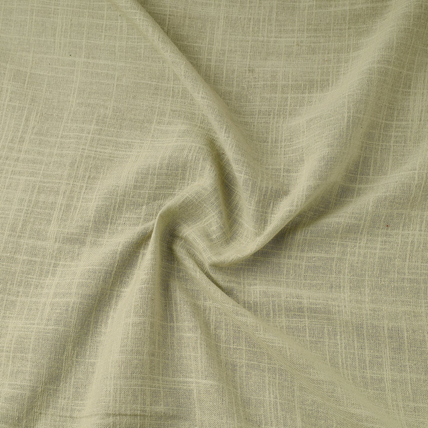 Grey Prewashed Slub Cotton Plain Fabric