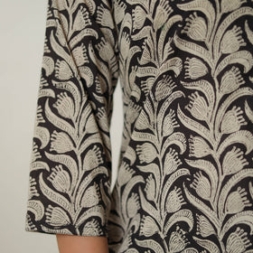 Grey - Block Printed Cotton Bagru Co-Ord Set 05