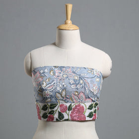 Buy Block Printed Cotton Blouse Piece 79 Online at iTokri.com