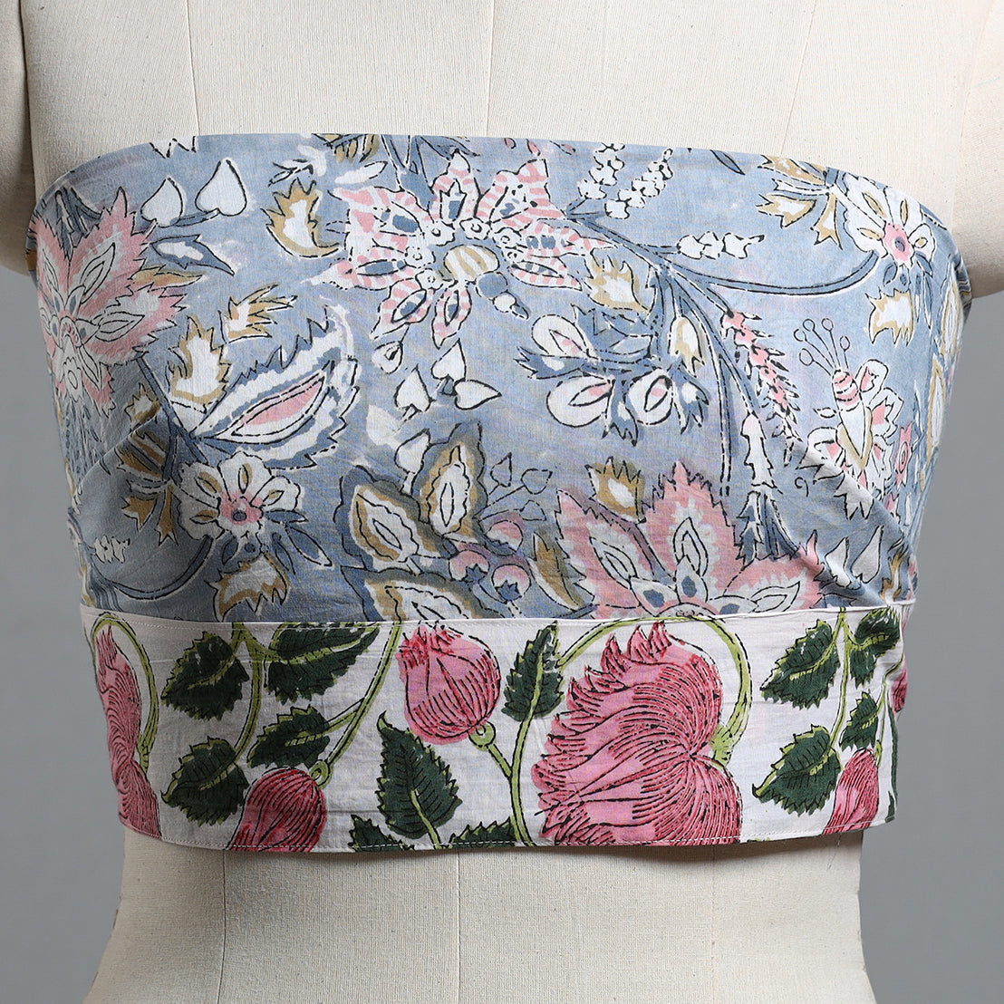 Buy Block Printed Cotton Blouse Piece 79 Online at iTokri.com