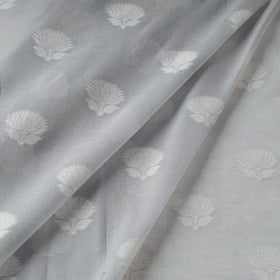 Buy Pure Banarasi Handwoven Cutwork Buti Cotton Fabric Online at iTokri.com