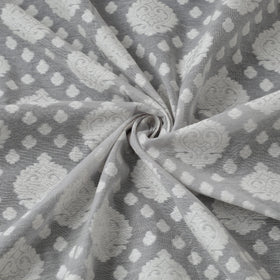  Pure Banarasi Handwoven Cutwork Buti Cotton Fabric 