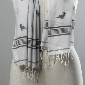 Authentic Handloom Cotton Jamdani Stole at iTokri.Com