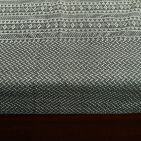  Grey Handloom Cotton Double Bed Cover from Bijnor 