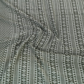  Grey Handloom Cotton Double Bed Cover from Bijnor 