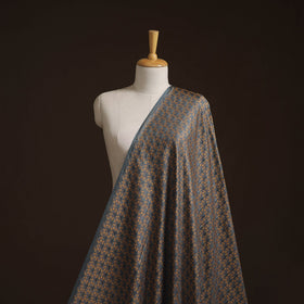 Pure handwoven silk jacquard weave banarasi fabric 07