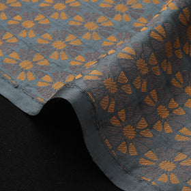 Pure handwoven silk jacquard weave banarasi fabric 07