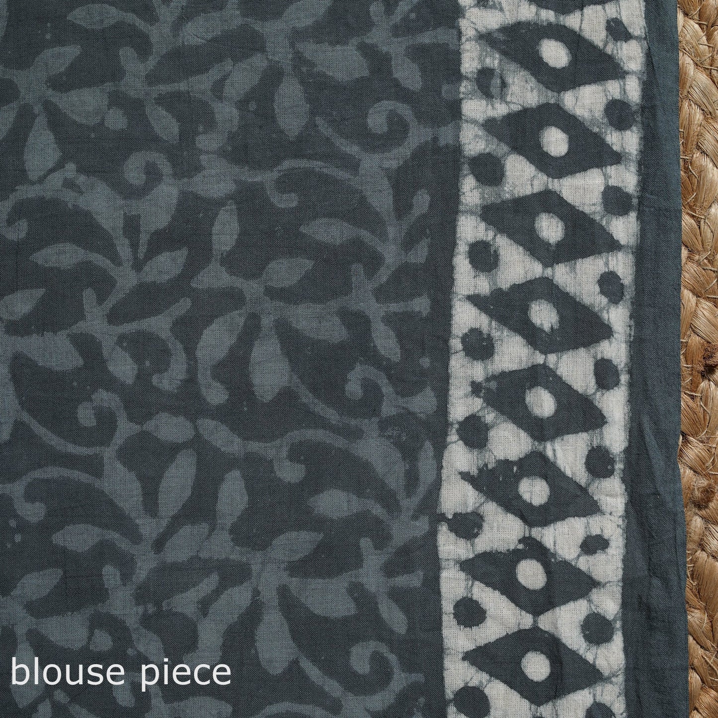 Pure mul cotton hand block batik print saree 40