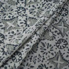 Pure mul cotton kutch hand block batik print fabric 04