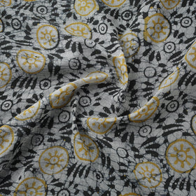 Pure mul cotton kutch hand block batik print fabric 11