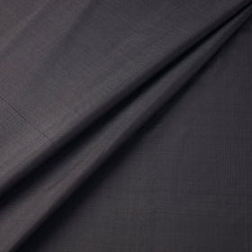 Grey - pure silk plain fabric 04 - handcrafted