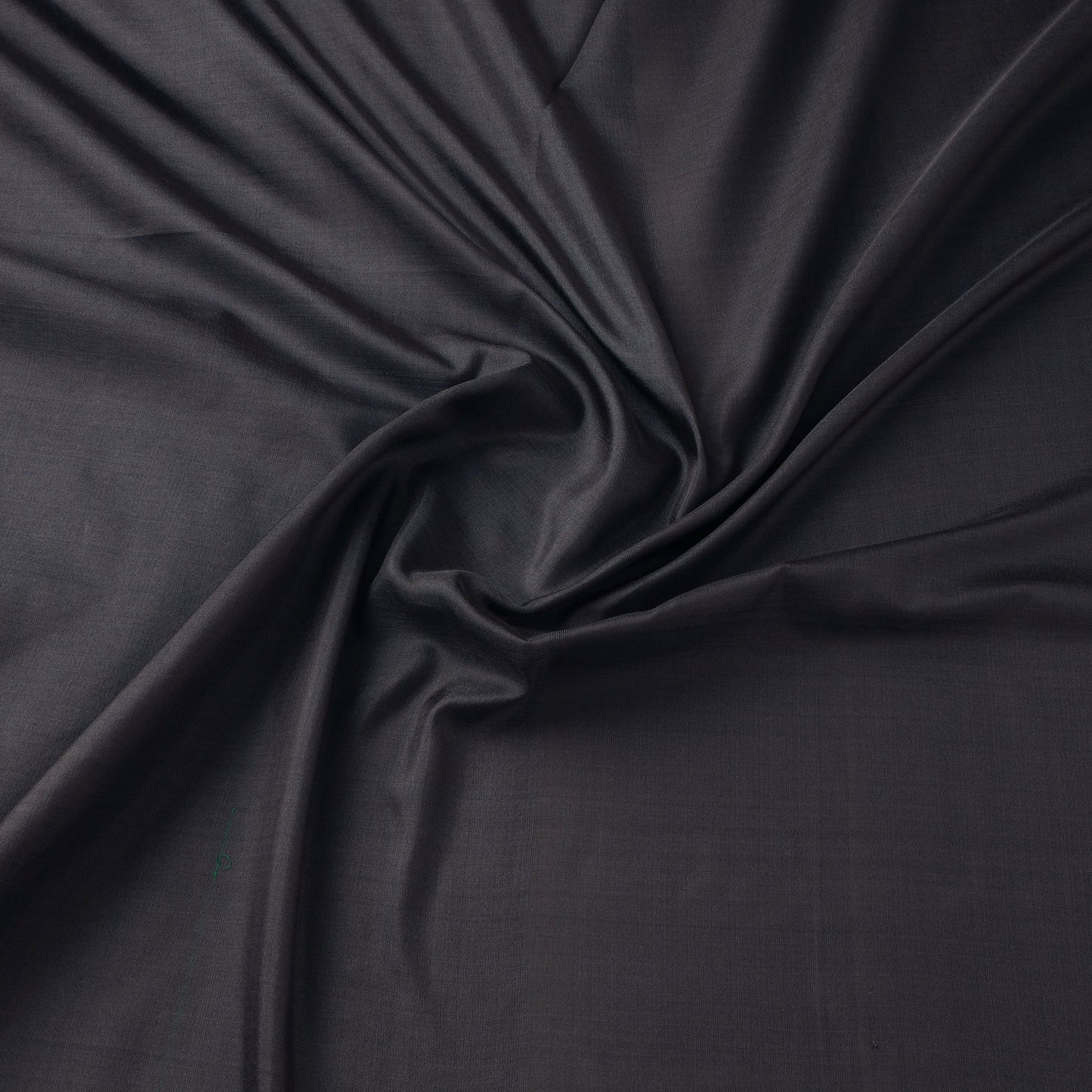 Grey - pure silk plain fabric 04 - handcrafted