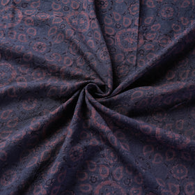 Grey - pure wool handloom natural dyed fabric 10