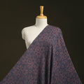 Grey - pure wool handloom natural dyed fabric 10