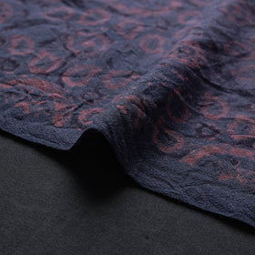 Grey - pure wool handloom natural dyed fabric 10