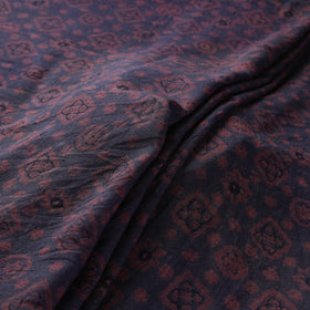 Grey - pure wool handloom natural dyed fabric 22