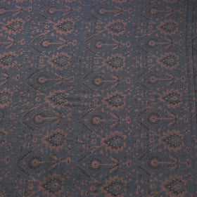 Grey - pure wool handloom natural dyed fabric 04