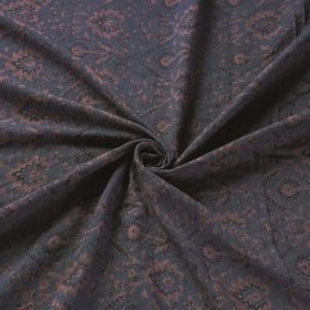 Grey - pure wool handloom natural dyed fabric 04