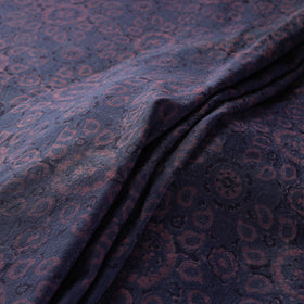 Grey - pure wool handloom natural dyed fabric 10