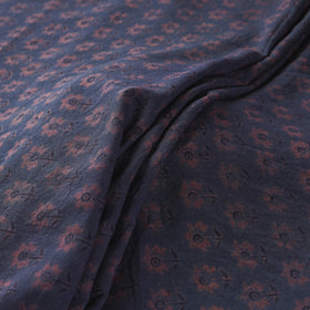 Grey - pure wool handloom natural dyed fabric 13