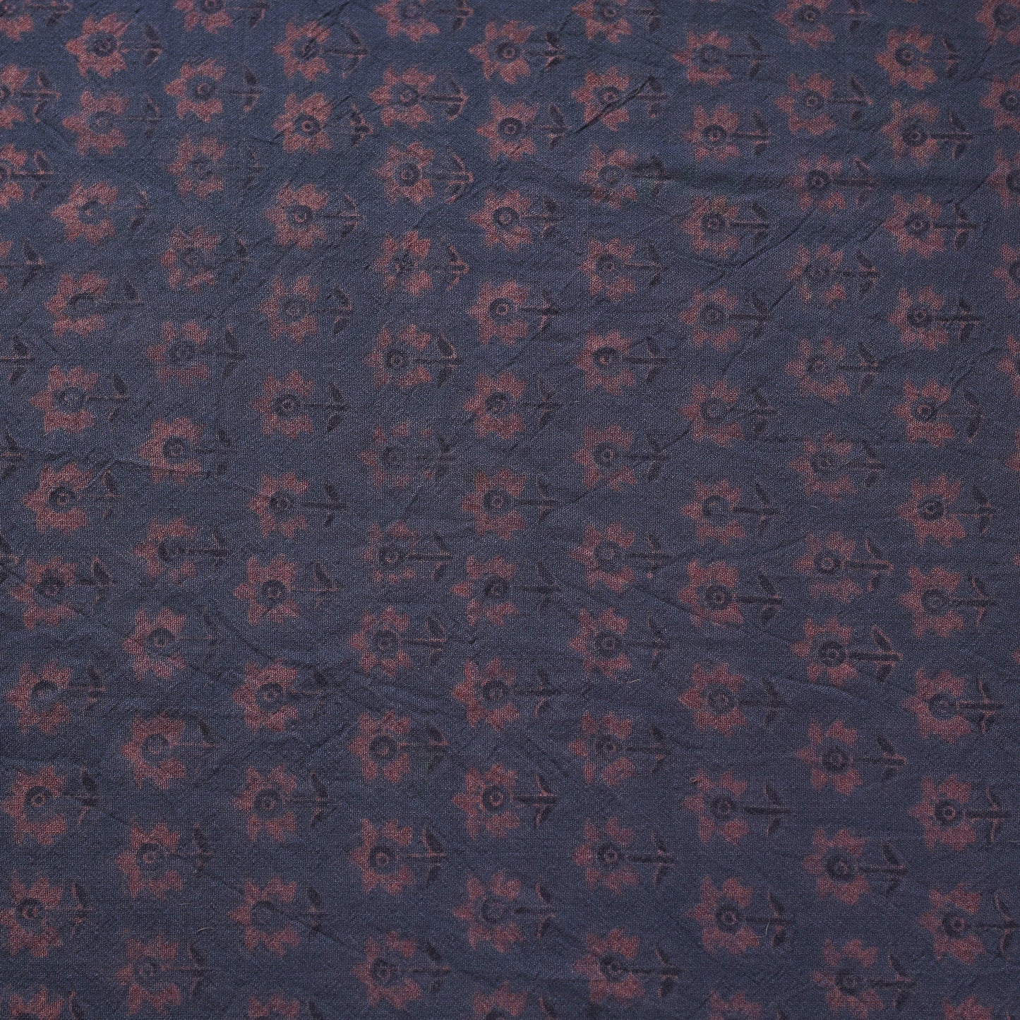 Grey - pure wool handloom natural dyed fabric 13