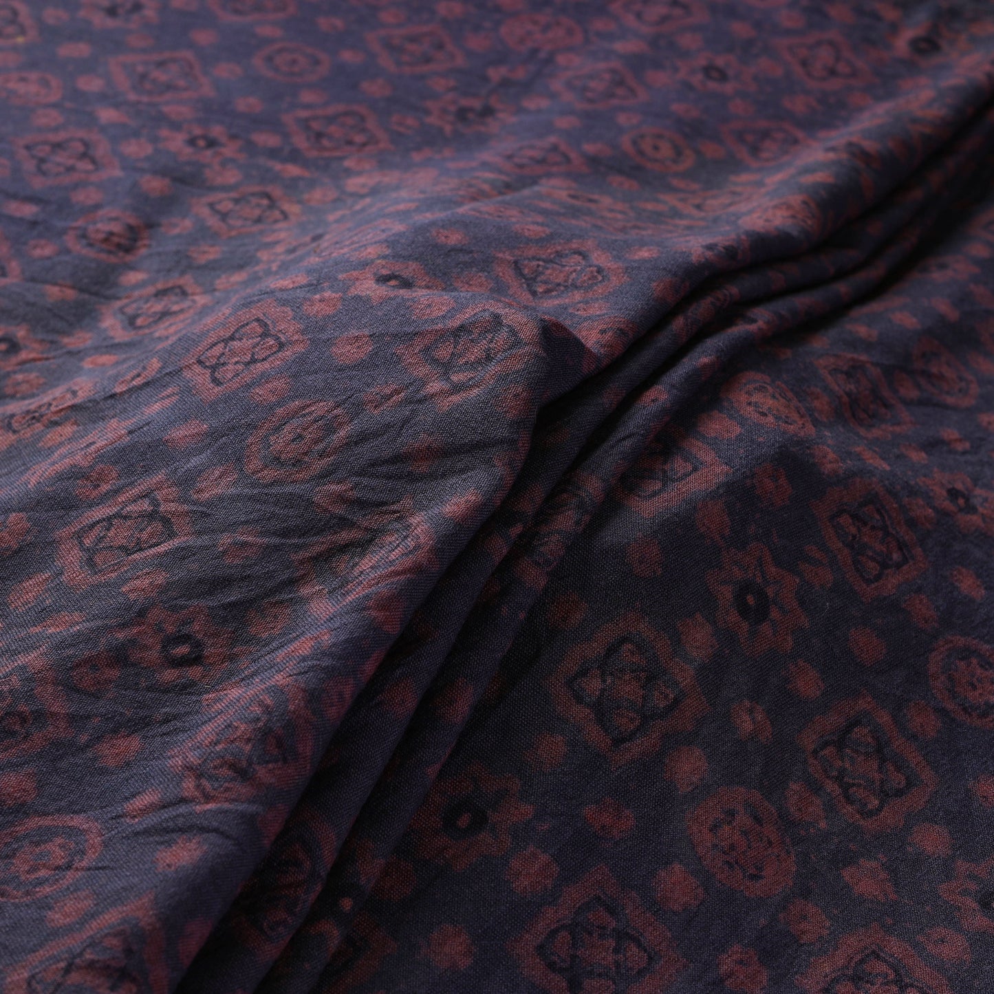 Grey - pure wool handloom natural dyed fabric 22