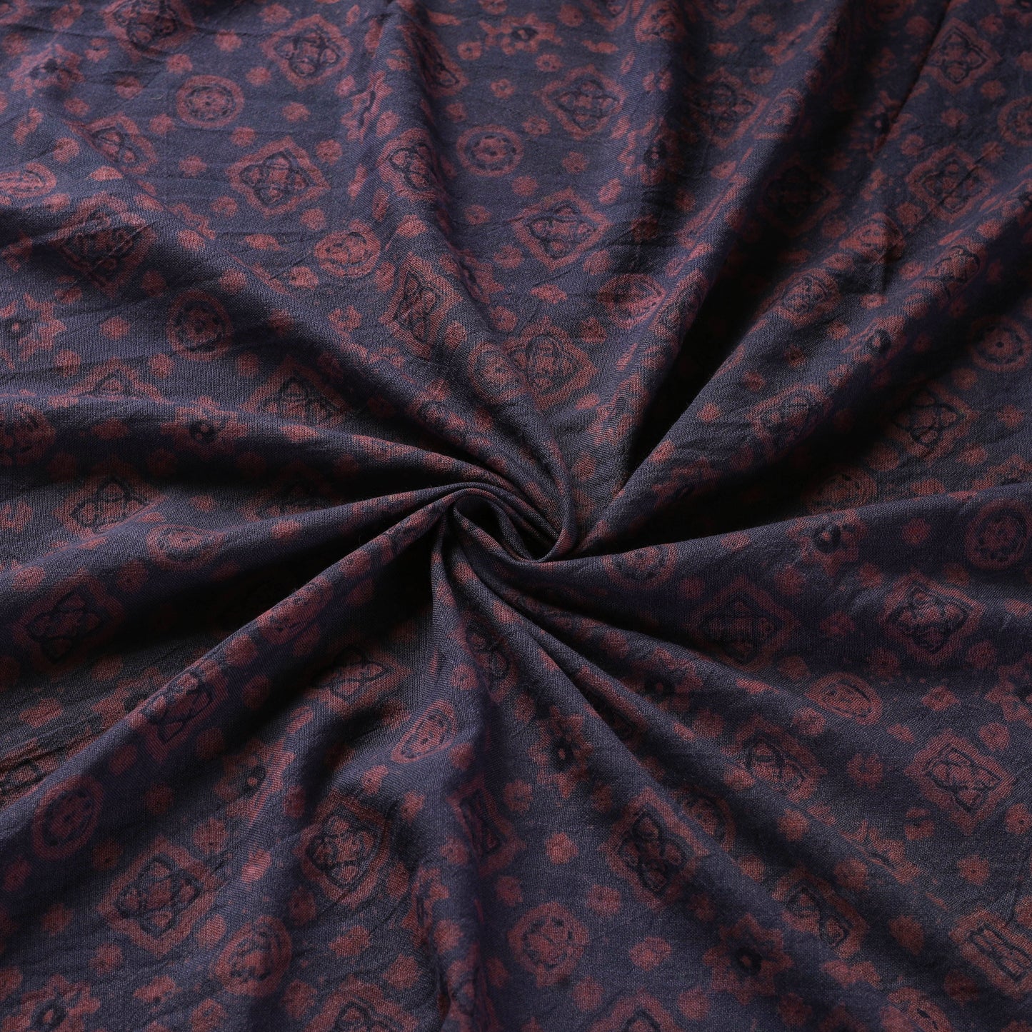 Grey - pure wool handloom natural dyed fabric 22