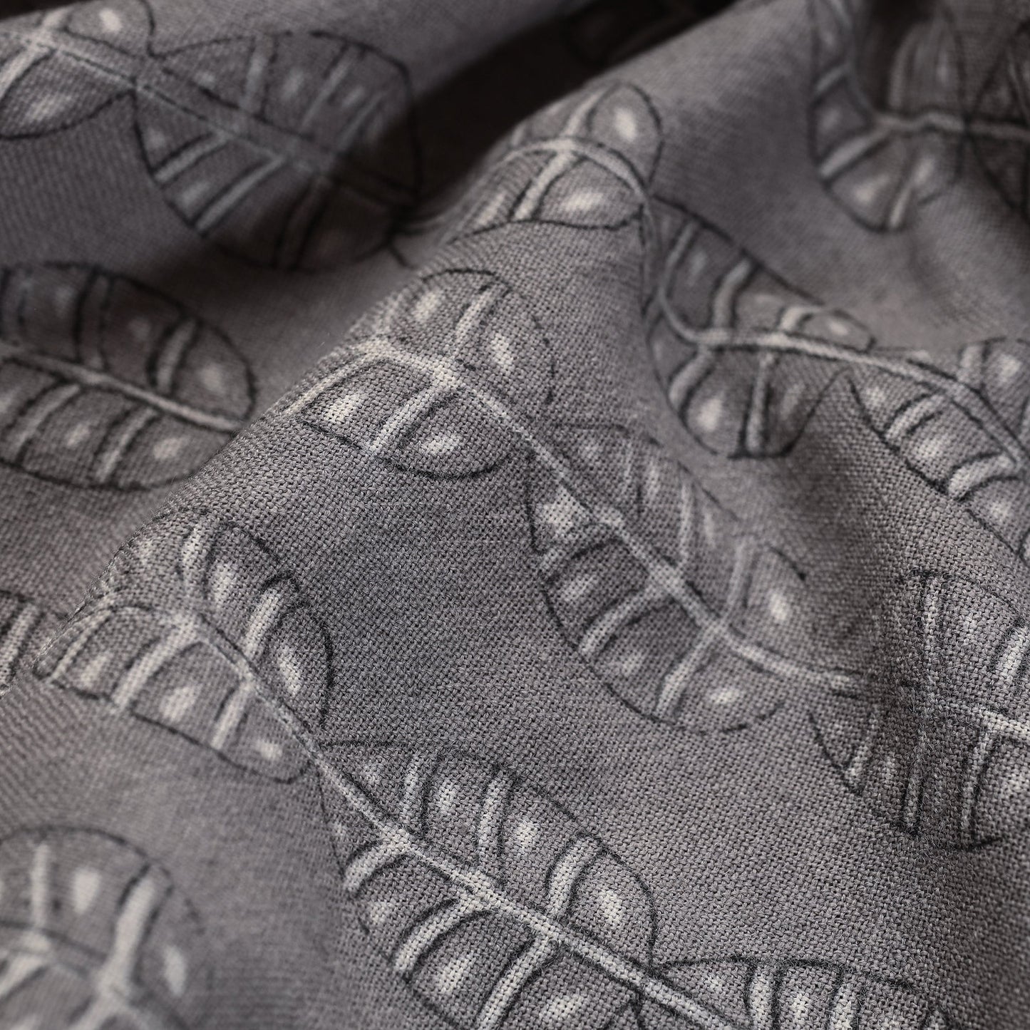  Pure Wool Handloom Special Akola Hand Block Printed Fabric 