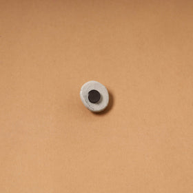 Grey - quirklets handpainted clay food item fridge magnet