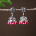  Elegant Beadwork German Silver Earrings Online in India