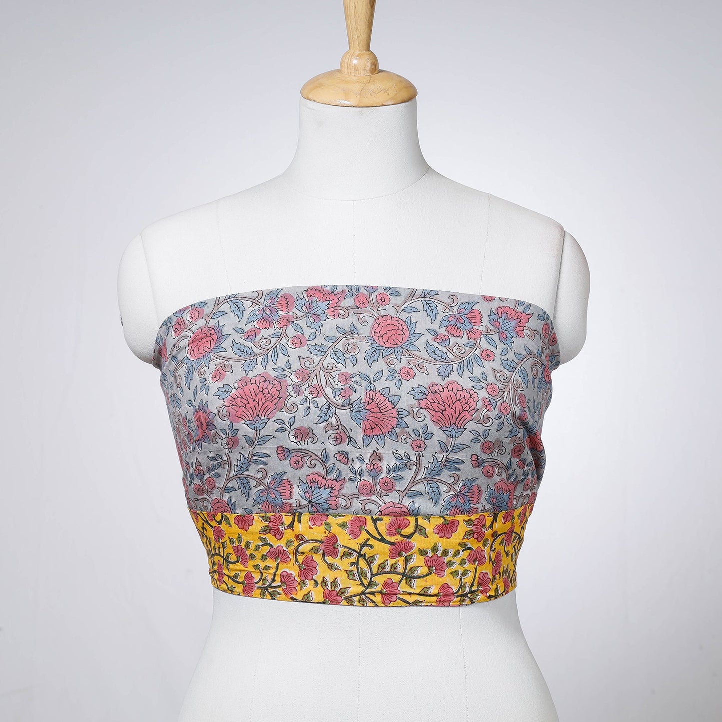 Block Printed Blouse Piece