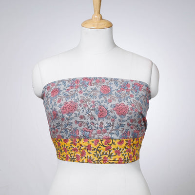 Block Printed Blouse Piece