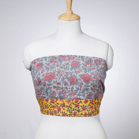 Block Printed Blouse Piece