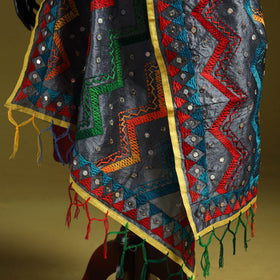 Ranihati chanderi silk zig zag hand embroidery dupatta 24