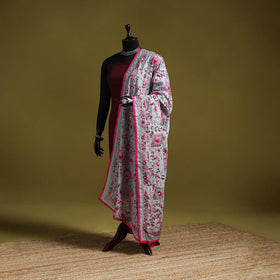 Ranihati chapa work chanderi silk hand embroidery dupatta