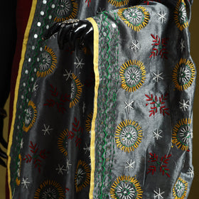 Ranihati chapa work chanderi silk hand embroidery dupatta
