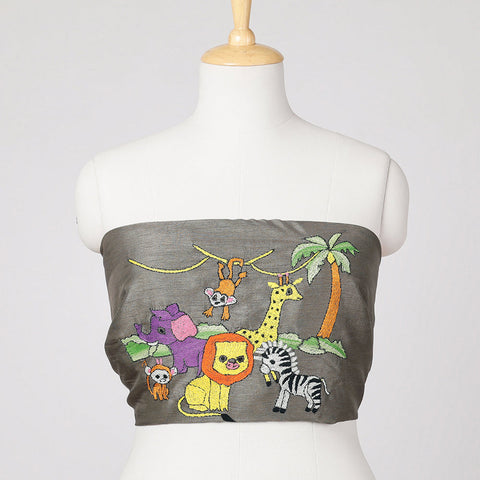 Kantha Embroidery Blouse Piece

