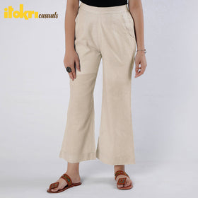 Buy Running Stitch Cotton Palazzo by iTokri Casuals Online at iTokri.com