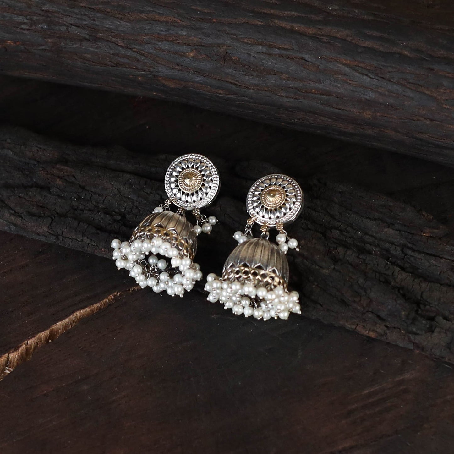 Saanjh Saaj Classic German Silver Necklace Set