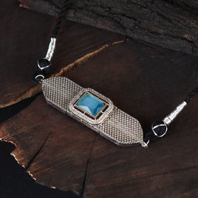 Saanjh Saaj Classic German Silver Necklace Set