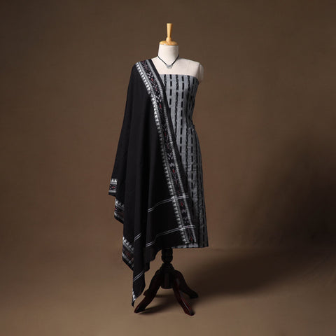 Sambalpuri ikat cotton 2pc unstitched dress material