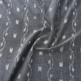 Grey Sambalpuri Ikat Cotton Fabric