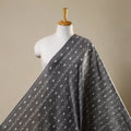 Grey Sambalpuri Ikat Cotton Fabric